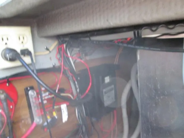 Slide: The Image of Electrical system of a 1976 Tollycraft 26 Sedan boat. - 28