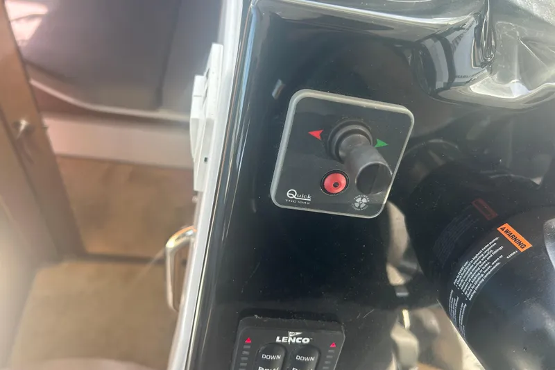 Slide: The Image of Control panel of a 2022 Beneteau Antares 9 boat, featuring navigation controls. - 45