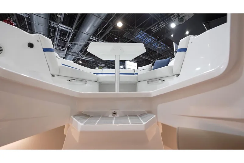 Slide: The Image of Interior view of Wellcraft 28 T-Top boat, model year 2026. - 5