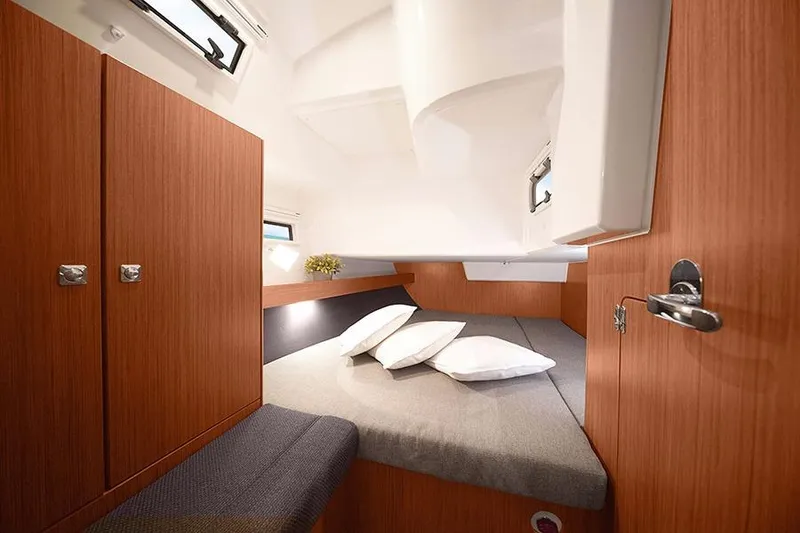 Slide: The Image of Storage compartment in a 2016 Bavaria Cruiser 41 sailboat. - 10