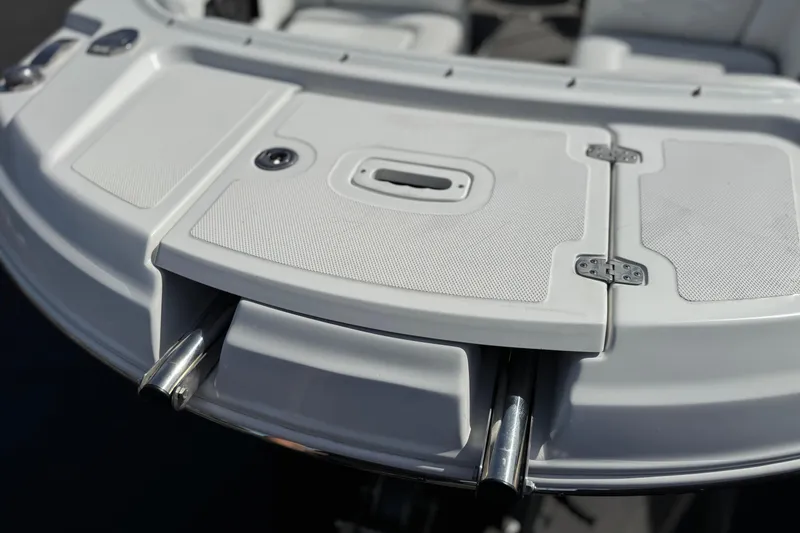 Slide: The Image of 2023 Four Winns HD3 boat swim platform with stainless steel ladder. - 12