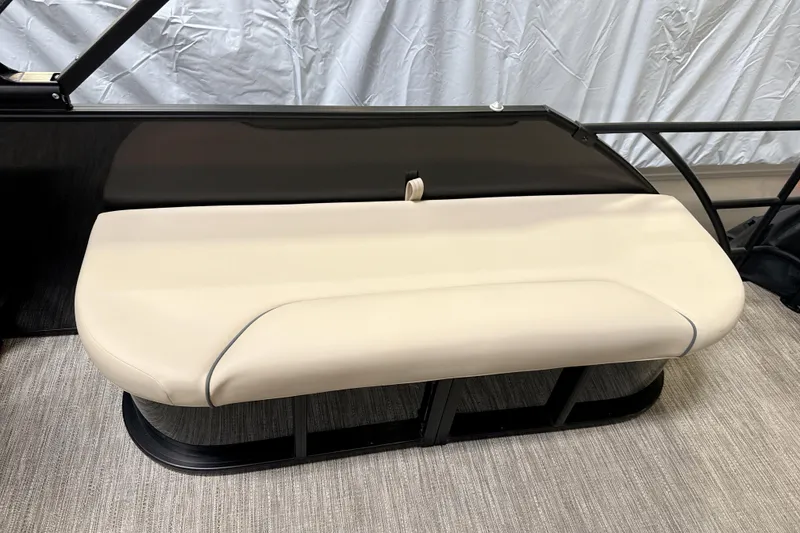 Slide: The Image of 2026 Godfrey Sweetwater 2286 SFLC cream-colored bench seat. - 17