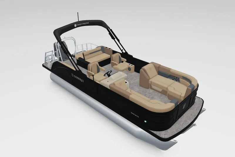 Slide: The Image of 2026 Godfrey Sweetwater 2286 SFLC pontoon boat with luxurious design. - 24