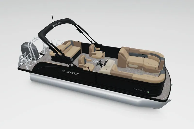 Slide: The Image of 2026 Godfrey Sweetwater 2286 SFLC pontoon boat with luxurious design. - 25