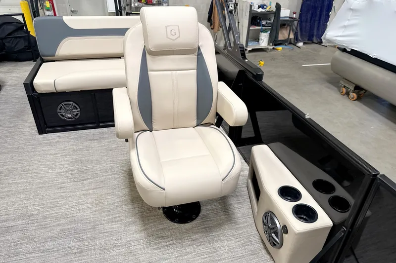 Slide: The Image of Interior of 2026 Godfrey Sweetwater 2286 SFLC with luxurious seating. - 8