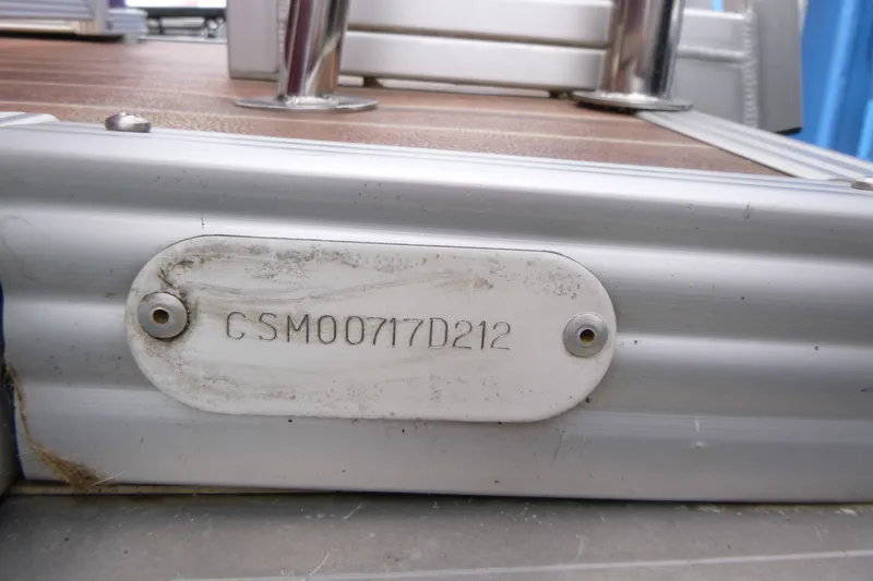 Slide: The Image of Hull identification number on a 2012 Crest 230SLR Classic boat. - 14