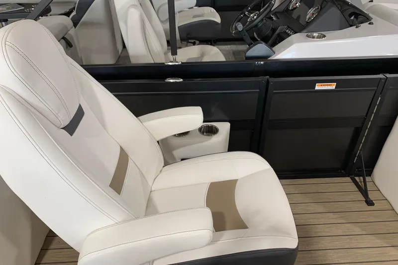 Slide: The Image of Luxurious seating in 2023 Viaggio Diamante 23 U boat interior. - 3