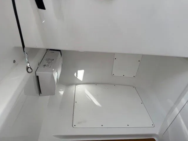 Slide: The Image of Interior of Everglades 285 Center Console boat, model year 2026. - 34