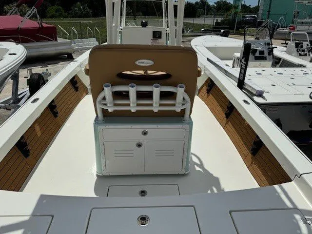 Slide: The Image of Interior view of the 2025 Pathfinder 2600 HPS boat. - 20