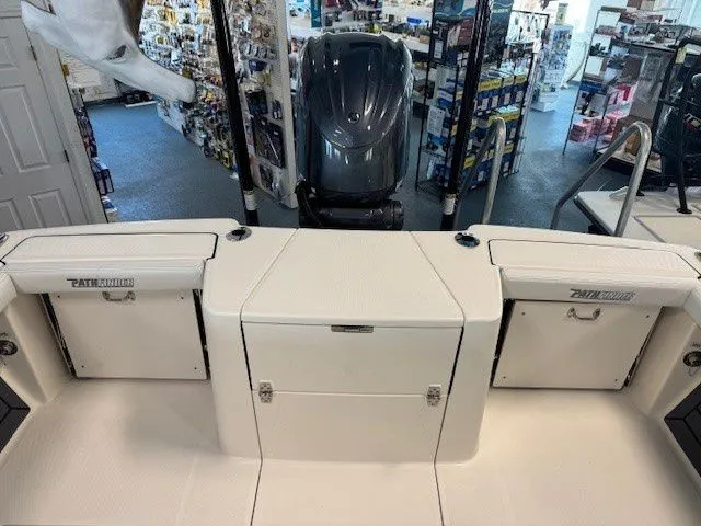 Slide: The Image of Interior view of the 2026 Pathfinder 2400 Open boat. - 23