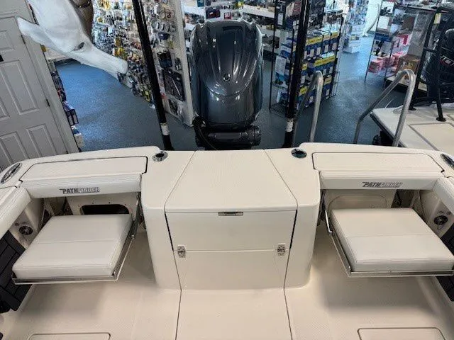 Slide: The Image of Interior view of the 2026 Pathfinder 2400 Open boat. - 24