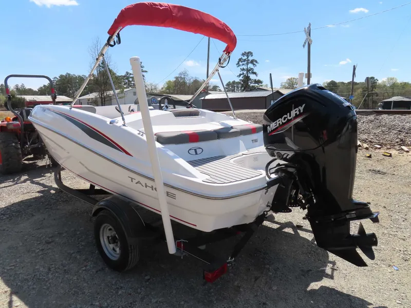 Slide: The Image of Tahoe T16 Mercury 75 only 27 hours w/ Trailer 2022 - 8
