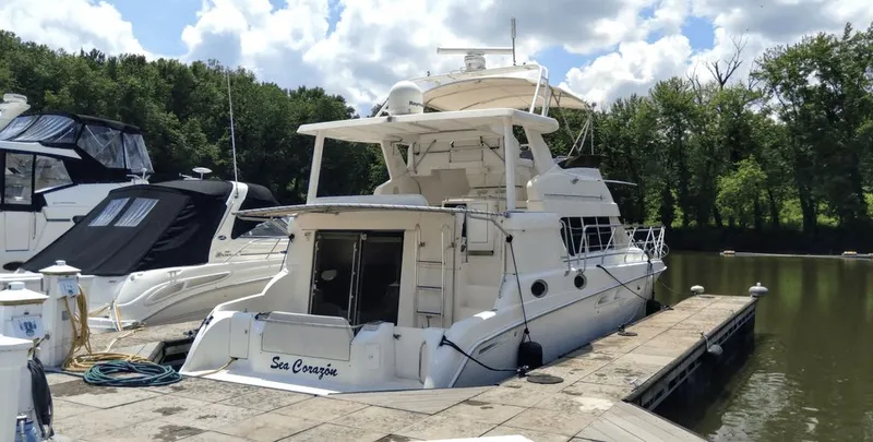 Slide: The Image of Silverton 442 Motor Yacht 1996 - 3