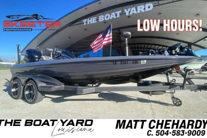 The Image of 2020 Skeeter FXR20 Limited boat at The Boat Yard, Louisiana, with American flag. - 1