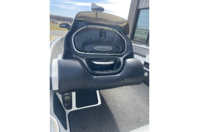 Slide: The Image of Lowrance Ghost trolling motor on 2011 Nitro Z-8 DC boat. - 7