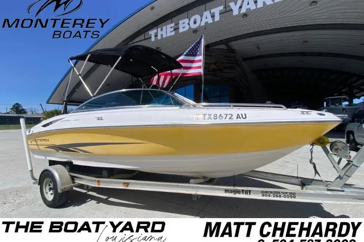 The Image of 2003 Monterey 208SI Montura boat on trailer at The Boat Yard, Louisiana. - 1