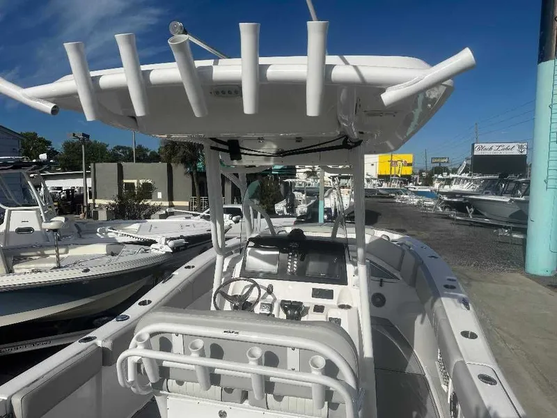 Slide: The Image of 2022 Sea Fox 268 Commander boat in harbor, modern design. - 4