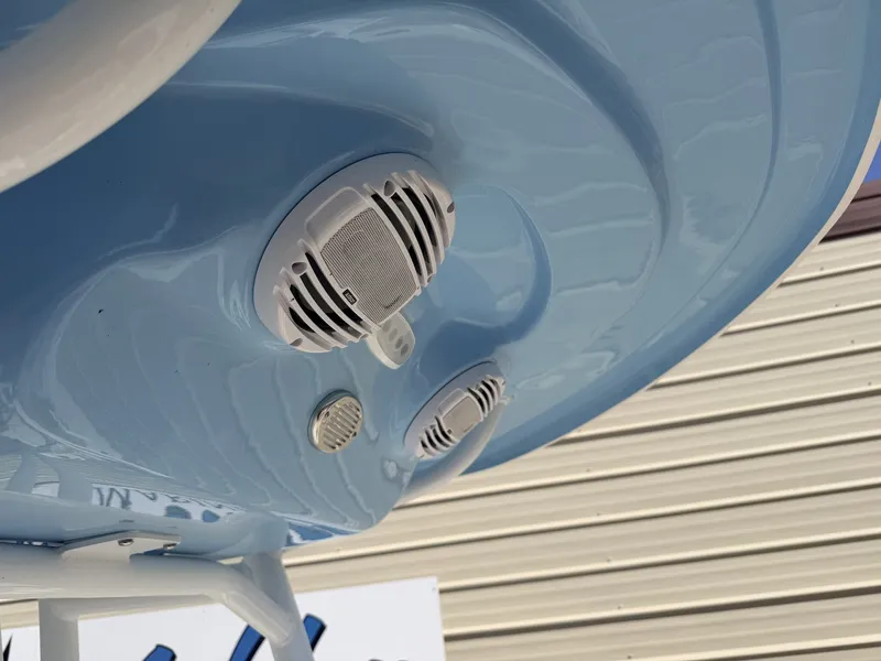 Slide: The Image of Speakers on a 2026 Sea Pro 225FLX Sandbar boat. - 14