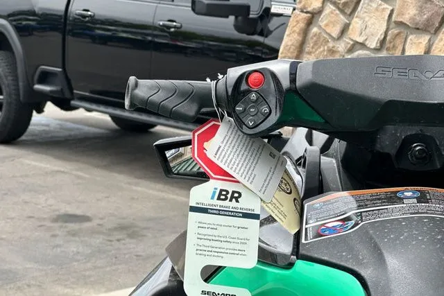 Slide: The Image of Close-up of 2026 Sea-Doo GTR 230 with iBR technology. - 31