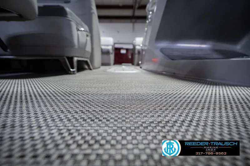 Slide: The Image of Interior view of 2022 Bennington 23 QXFBA boat with textured flooring. - 49