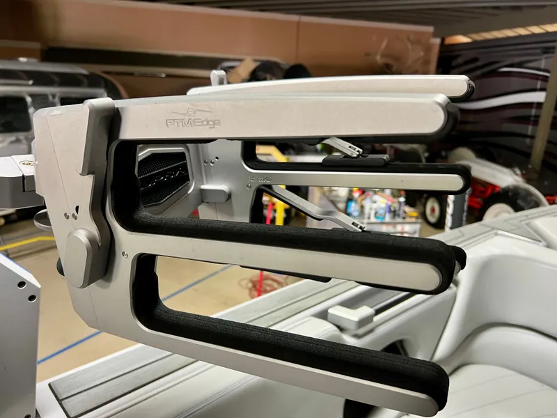 Slide: The Image of 2021 Supra SE 450 with advanced bracket design. - 24