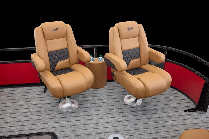 Slide: The Image of Luxurious seating in Ranger 223FC boat, model 2026. - 24