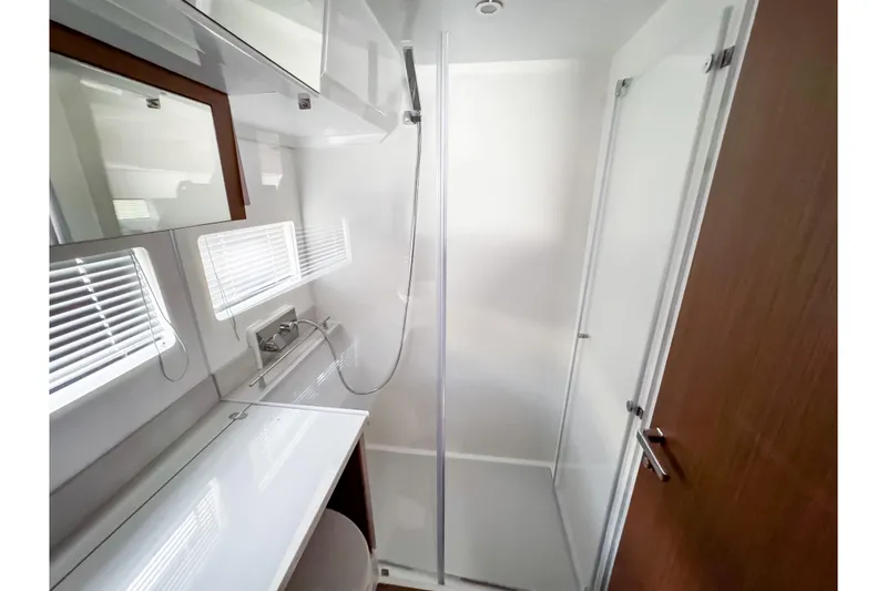 Slide: The Image of Interior view of shower on Beneteau Antares 12 Coupe 2026. - 20