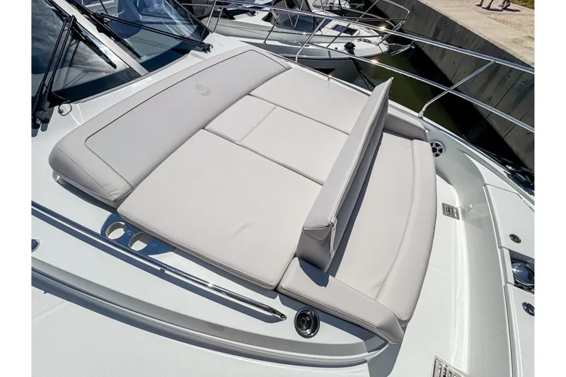 Slide: The Image of 2026 Beneteau Antares 12 Coupe with luxurious sun deck. - 30