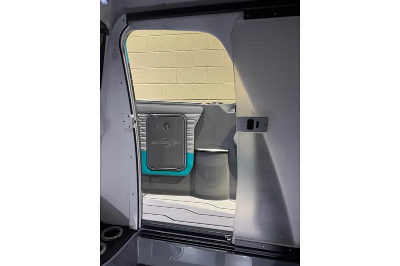 Slide: The Image of Interior view of 2026 Sunsation 34 CCX boat, featuring sleek design and modern finishes. - 41