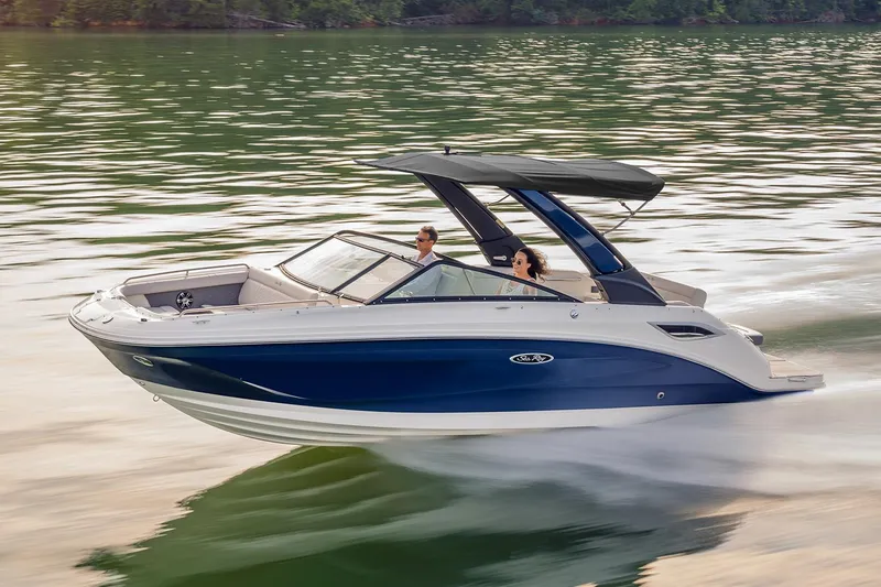The Image of Manufacturer Provided Image: 2023 Sea Ray SDX 250 boat cruising on a lake. - 0