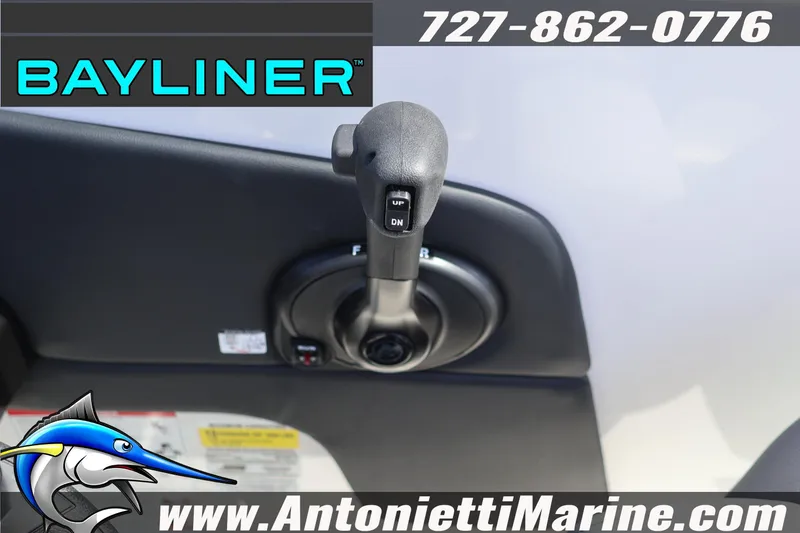 Slide: The Image of Bayliner V20 2026 throttle control, featuring sleek design and functionality. - 19
