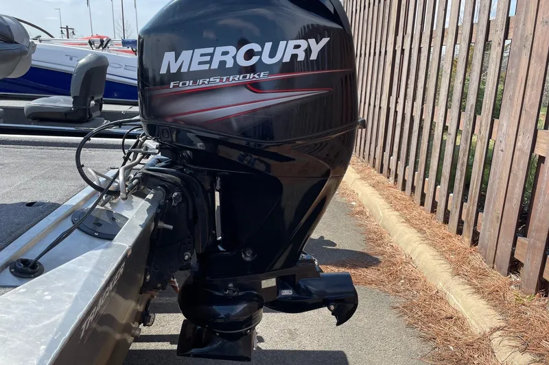 Slide: The Image of 2014 Tracker Pro 170 boat with Mercury FourStroke outboard motor. - 7