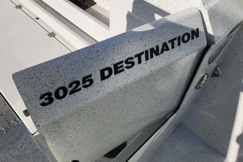 Slide: The Image of 2023 KingFisher 3025 Destination boat detail with model name visible. - 6