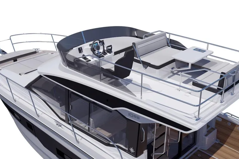Slide: The Image of 2026 Jeanneau NC 1095 Fly Series 2 yacht with sleek design and spacious flybridge. - 19