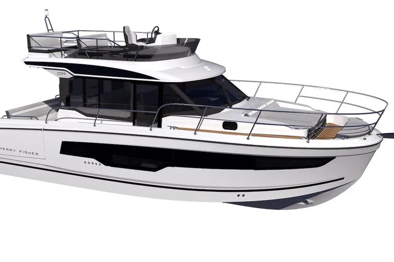 Slide: The Image of 2026 Jeanneau NC 1095 Fly Series 2 boat, sleek design, spacious deck, modern features. - 20