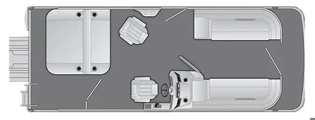 Slide: The Image of Bennington S Swingback 22 SSB Tritoon 2026 - 25