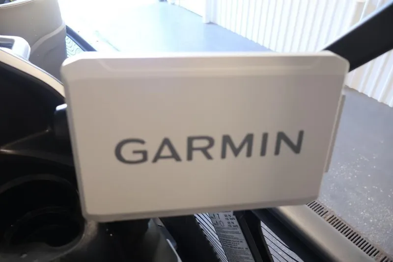 Slide: The Image of Garmin device on 2026 Sea-Doo Switch Cruise Limited 18 dashboard, close-up view. - 18
