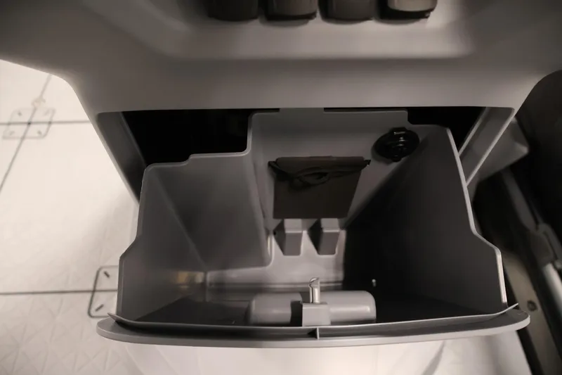 Slide: The Image of Storage compartment of 2026 Sea-Doo Switch Fish 18, showcasing interior design and functionality. - 38