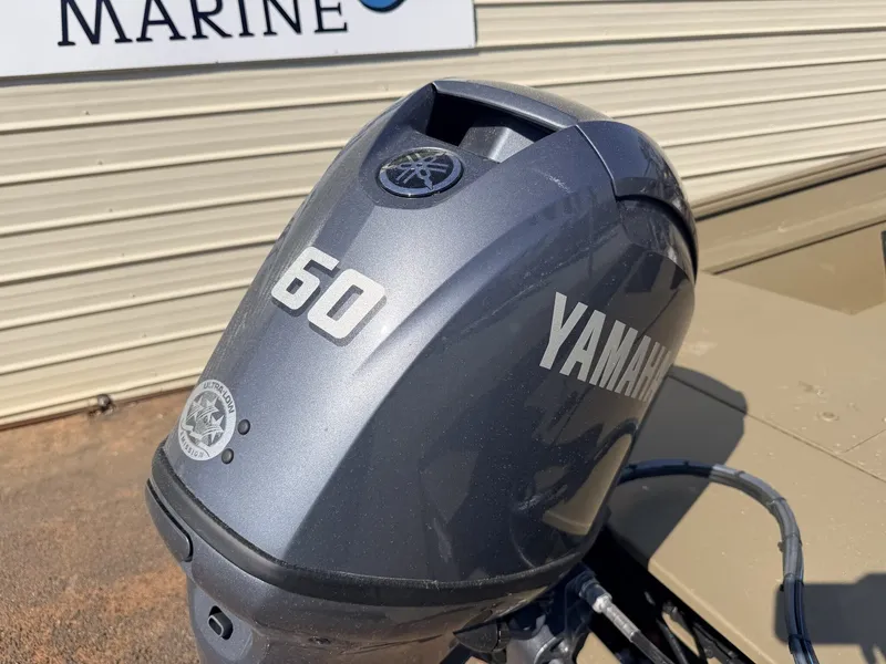 Slide: The Image of Yamaha 60 HP outboard motor on G3 Gator Tough 17 CC, 2026 model. - 6