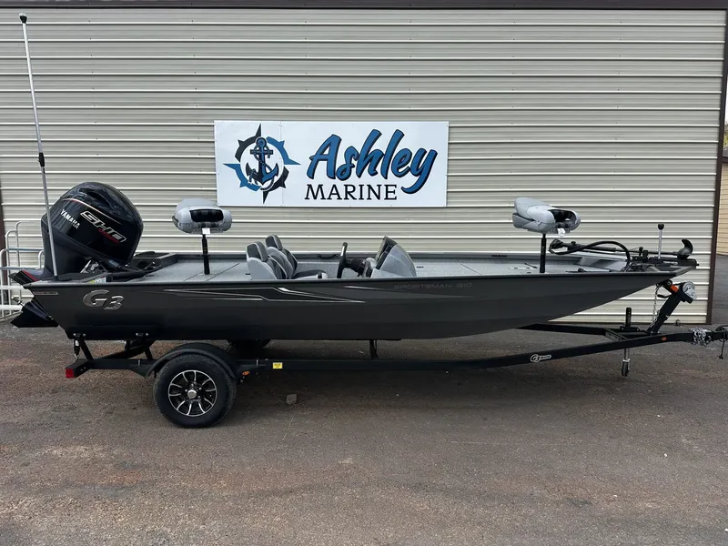 The Image of 2026 G3 Sportsman 1810 boat in front of Ashley Marine building. - 1