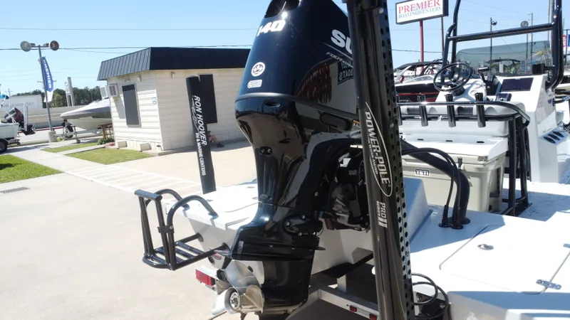 Slide: The Image of 2024 Majek 21RFL boat with Suzuki outboard motor. - 23