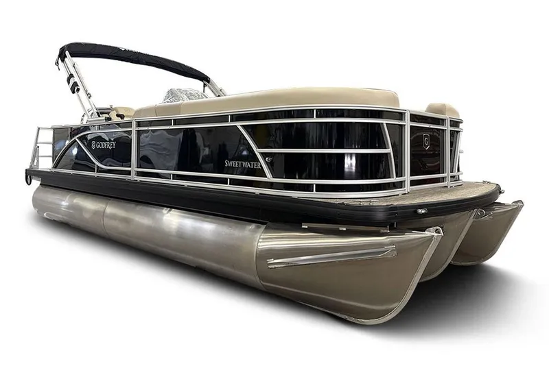 The Image of 2026 Godfrey Sweetwater 2086 C pontoon boat with sleek design and modern features. - 1
