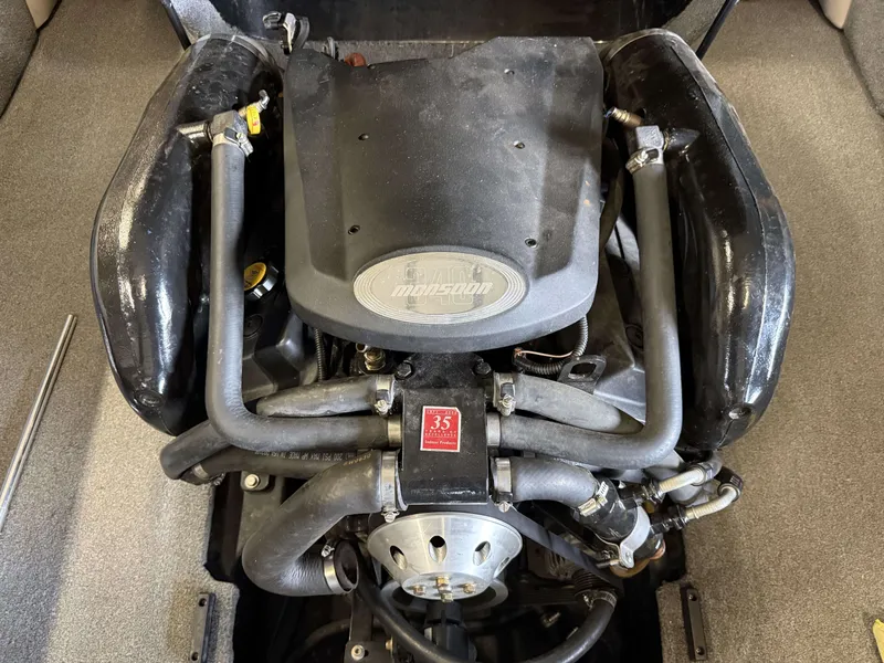 Slide: The Image of Engine of a 2007 Malibu Response LXi boat, Monsoon 5.7L V8. - 23