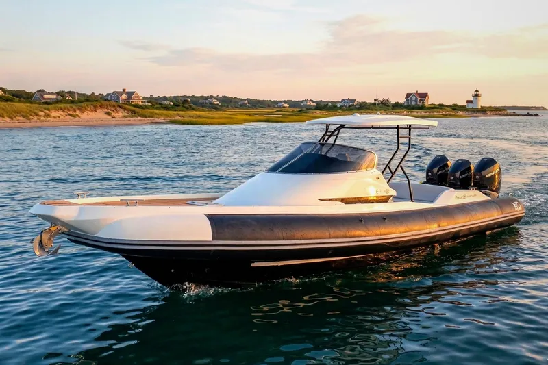 The Image of 2025 Nuova Jolly Prince 38 Sport Cabin cruising on scenic coastal waters. - 0