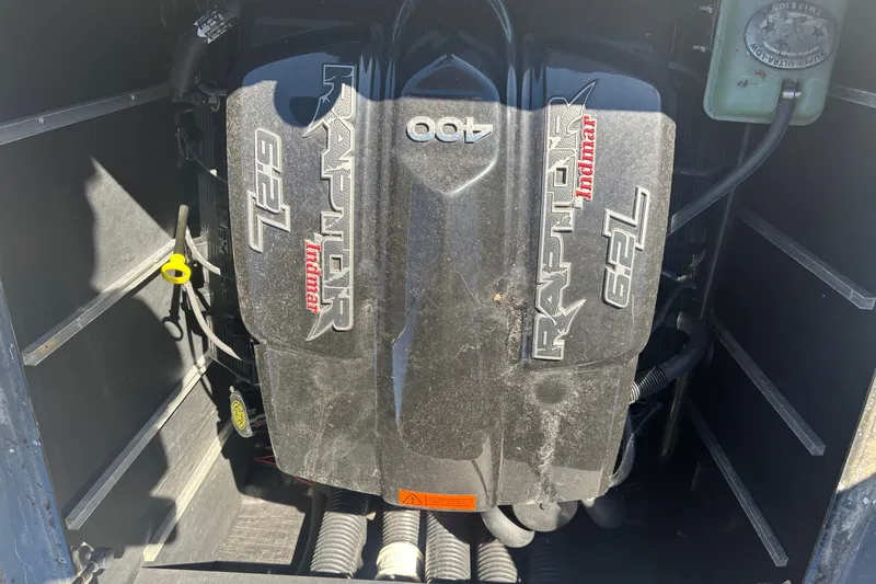 Slide: The Image of Engine compartment of a 2016 Moomba Craz with Raptor 6.2L motor. - 11