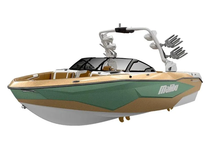 Slide: The Image of Manufacturer Provided Image: 2026 Malibu Wakesetter 25 LSV boat with sleek design and modern features. - 10