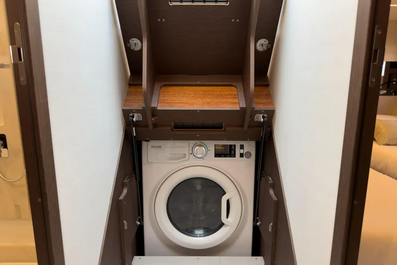 Slide: The Image of Washing machine in Prestige 520 yacht, year 2023. - 13