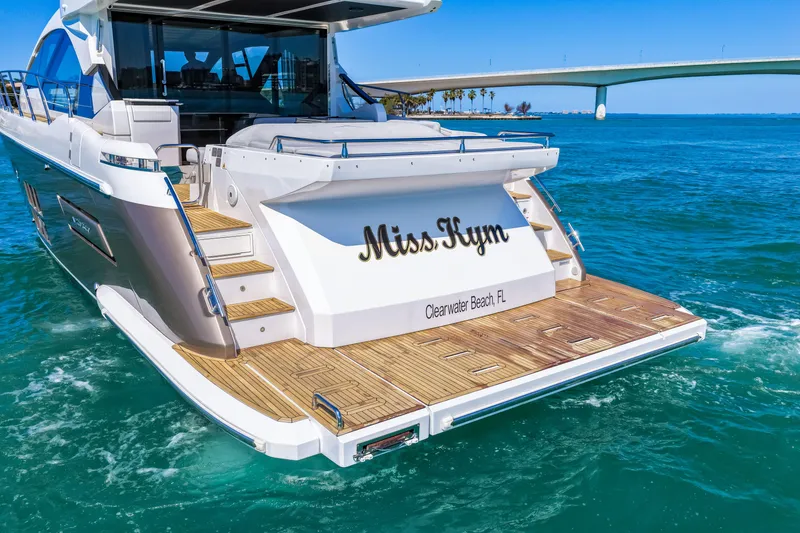 Slide: The Image of 2020 Azimut S6 yacht "Miss Kym" cruising near Clearwater Beach, FL. - 25