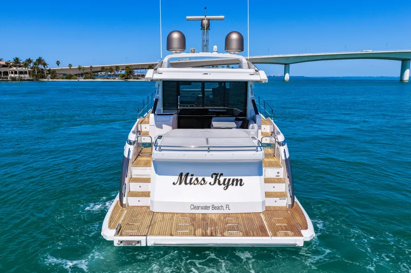 Slide: The Image of Azimut S6 2020 yacht "Miss Kym" cruising near Clearwater Beach, Florida. - 28