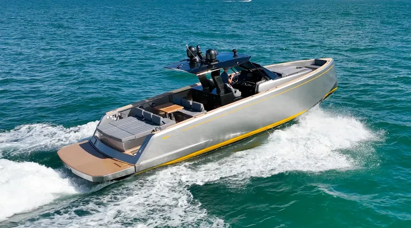 The Image of Pardo Yachts 43, 2023, cruising swiftly on open water. - 0